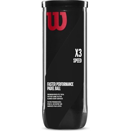 Stora Black Friday-erbjudanden! Wilson Padel X3 Speed - padelbollar, 3 st/fp