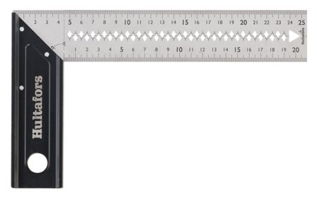 Hultafors Pro S25P Vinkelhake 250 mm, Mått & vattenpass