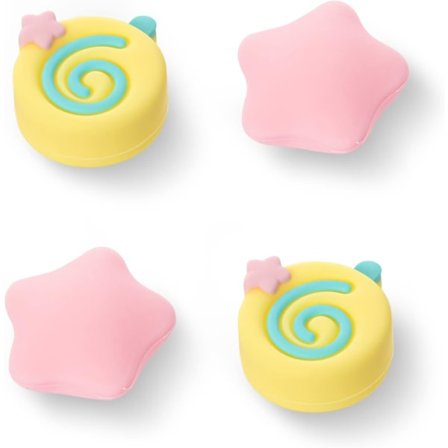 Switch-peukalosuojukset, Söpöt peukalosuojukset Nintendo Switchille, Pehmeä silikoninen joystick-suojus yhteensopiva Nintendo Switchin/Switch OLED:n/