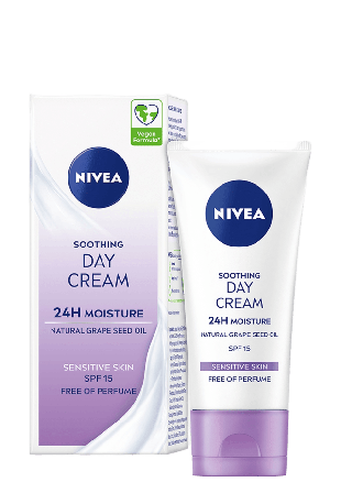 NIVEA Dagkräm Soothing Day Cream SPF15 50 ml Dagcreme Dam