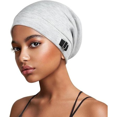 100% Multisilkehue til Hårpleje - Luksuriøs Sovehue til Kvinder & Mænd (Økologisk Morbærsilke_TF_TF