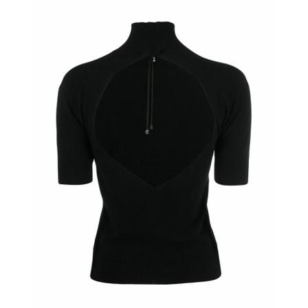 Blugirl, Turtlenecks Zwart, Dames, Maat:M