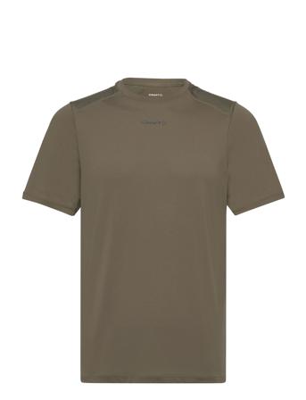 Adv Essence Ss Tee 2 M Sport Men Sports Clothes Sport Tops Sport T-shirts Khaki Green Craft