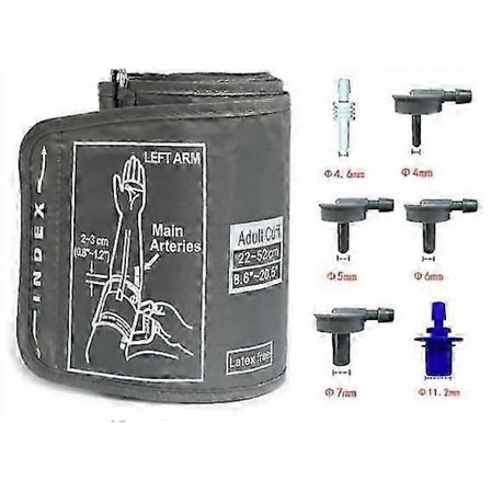 Extra Stort Manschett för Omron 9-21 Tum (22-53cm) Blodtrycksmätare -YT4