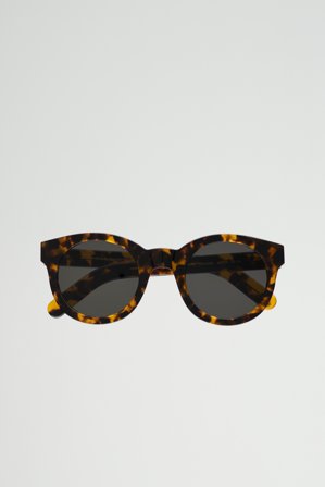 Shiro Havana - grey solid lens