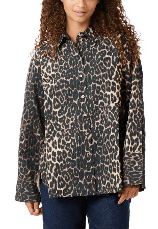 Neo Noir Dita Leo Shirt Skjortor Dam Brun 36