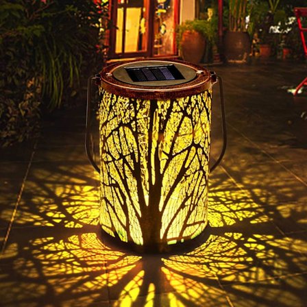 Solcellelygte Vandafvisende IP65 Udendørs Genopladelig Solcelle Hængende Lampe