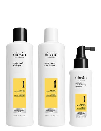 Nioxin Nioxin System 1 Loyalty Kit For Thinning Hair - Nude - 700 ml