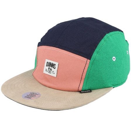Djinns - Multi 5panel Keps - Fc Fab Mix-multi/Rose 5-Panel @ Hatstore