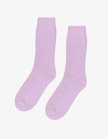 Merino Wool Blend Sock - Soft Lavender - 36-40