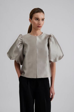 Malina - Cleo bluse - S - Steel Grey