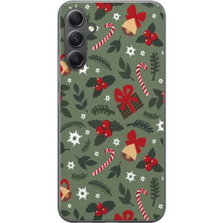 Kompatibelt Mobilskal till Samsung Samsung Galaxy A35 God Jul mönster