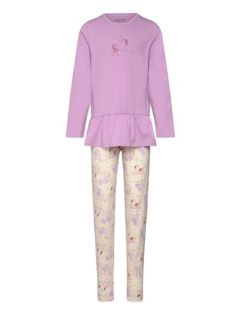 CeLaVi Pyjamas Set W. Leggings - Purple - 100