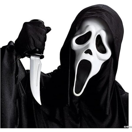 Kauhumaski - Halloween Cosplay Kauhu Hauska Aavemaski - Scream Mask-FF-