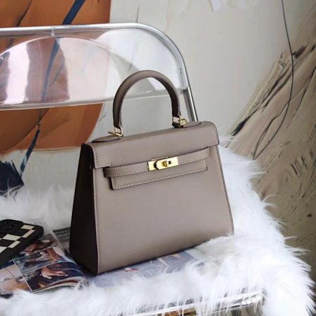 Luksuriøs Håndlavet Damehåndtaske Skuldertaske Stor Elefant Grå 28x11x20 Elefant Grå{EE} Elephant Grey