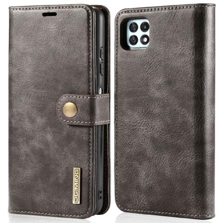 Dg Ming Samsung A22 5g 2-i-1 Magnet Plånboksfodral - Grå Grå