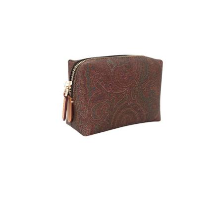 Etro, Beauty Paisley Bag Bruin, unisex, Maat:ONE Size