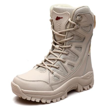 Herr Mesh Rund Toe Snörning Ankel Boot Comfort High Top Booties