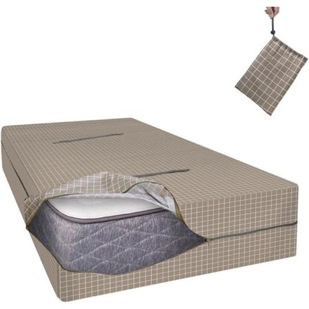 Flytte Madras Opbevaringspose Holdbar Vandtæt Støvtæt Oxford Madrasbeskyttelsespose 196 x 107 x 38 cm