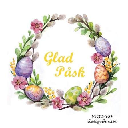 Servetter Glad Påsk 33x33 cm 20-pack