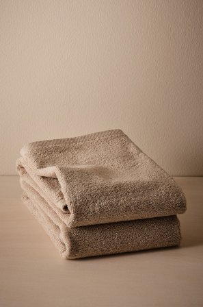 Jotex - Håndkle 2-pakke 50x70 Cm Beige - DARCY - Kjøp Håndklær hos Jotex