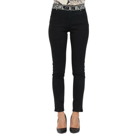 Blugirl, Slim-fit Jeans Zwart, Dames, Maat:W27