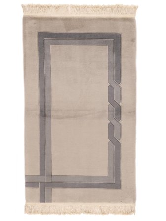 Tappeto Orientale Cinesi 90 Line 91X152 Marrone/Beige (Lana, Cina)