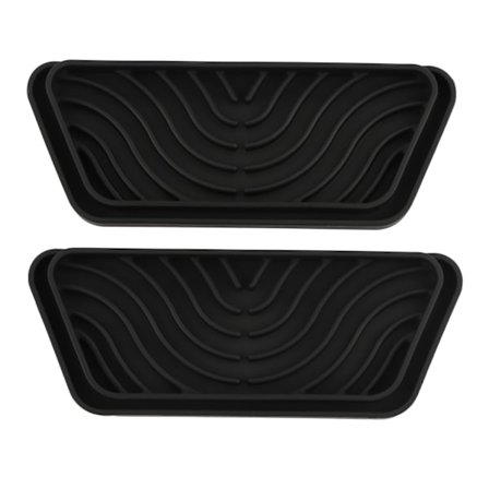 2 mini kjøleskap dryppbrett, sklisikker silikon dispenser for vannbrett dryppsamler