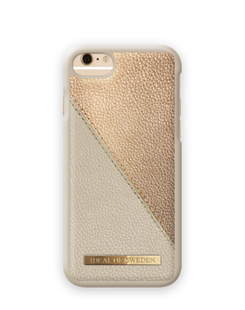 Female deksel, LH iPhone 6/6s Golden Pebbled, iDeal of Sweden