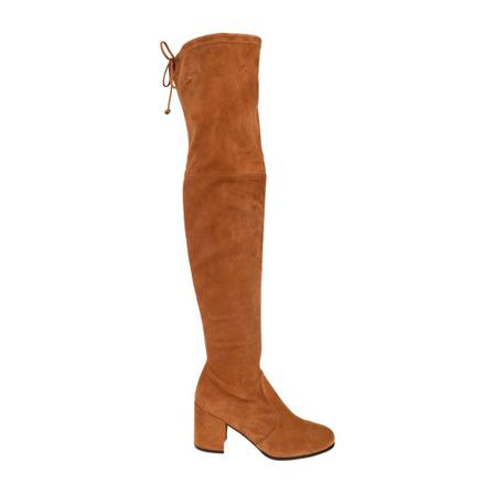 Stuart Weitzman, Tieland boots Bruin, Dames, Maat:36 1/2 EU,suede