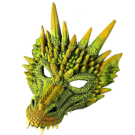 Halloween Cosplay Full Mask Vuxen Fest Rekvisita 3d Drake Mask