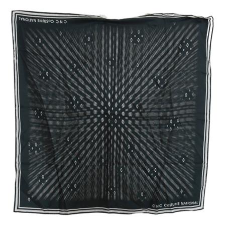 Costume National, Scarf Blauw, Heren, Maat:ONE Size