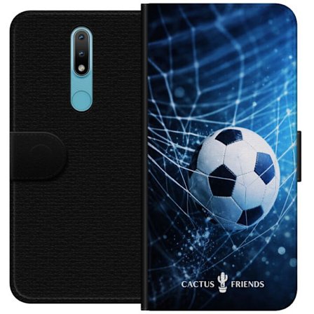 Yhteensopiva Lompakkokotelo Nokia Nokia 2.4 Cactus and Friends – GoalRush