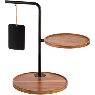 APS Bufféstand svart 2-delt