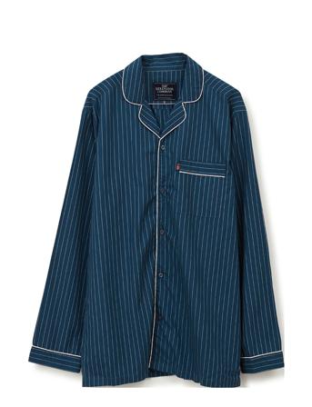 Ethan Cotton/Lyocell Pajama Set Pyjamas Blå Lexington Home