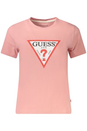 Guess Jeans T-shirt Maniche Corte Donna Rosa