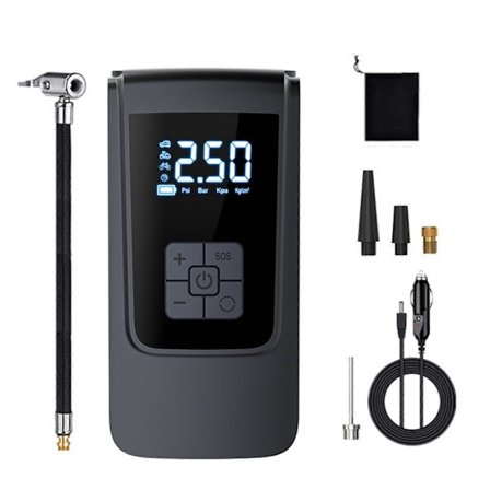 150 PSI Luftkompressor Dækpumpe Passer til Bil Moto Cykeldæk Luftpumpe Trådløs