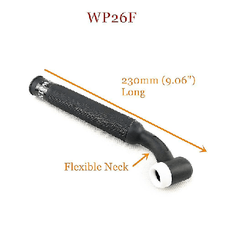 Wp26fv Wp26f Tig-poltin Gtaw-kaasupolttohitsauspoltin Wp26 Argon-ilmajäähdytteinen Wp26 Joustava kaula Kaasuventtiili Tig-hitsauspoltin