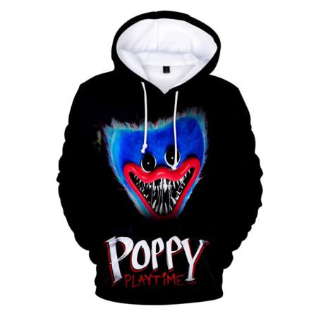 Poppy Playtime Långärmad Casual Huvtröja För Vuxna Barn