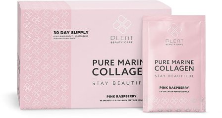 Plent Marine Collagen Box 30 stk Pink Raspberry 30 stk., Helse & Madvarer, Kollagen, Kollagenpulver