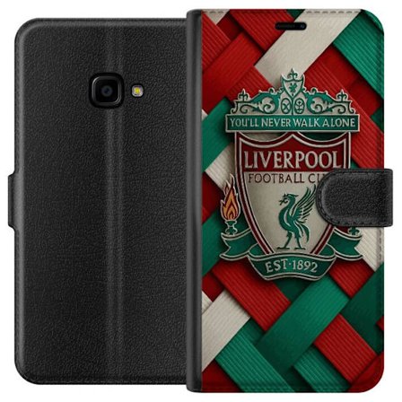 Kompatibelt Lommeboketui til Samsung Samsung Galaxy Xcover 4 Liverpool Football Club-emblem med You'll Never Walk Alone i kraftfull grafisk design for