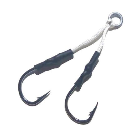 4X Dubbla Krok Jig Assist Krokar Fiskedrag Micro Slow Inchiku Jigs Octo Micro