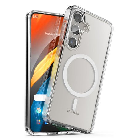Galaxy S24 FE - Magnetiskt Praktiskt och skyddande skal