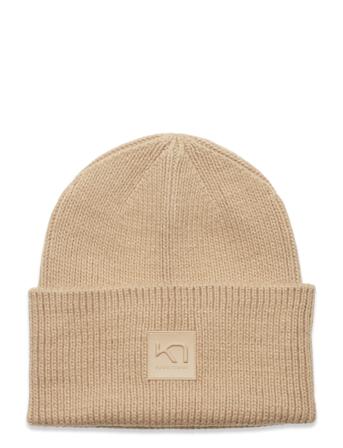 Kyte Beanie Accessories Headwear Hats Beige Kari Traa*Betinget Tilbud