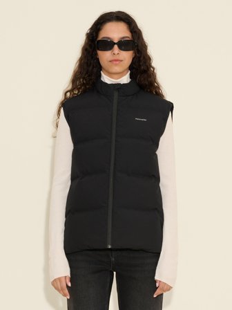 Holzweiler Diff Down Vest - Black - Women's - XXS