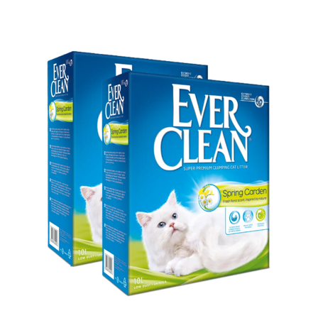 Ever Clean - Spring Garden - Cat Litter 10 L x 2 - Katt - Kattesand & kattestrø - Klumpdannende kattesand - ZOO.no