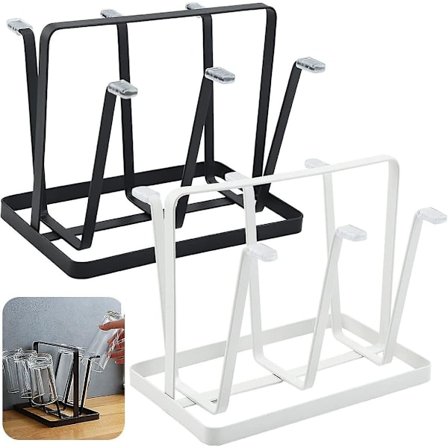 Kop Tørrestativ, 2 Pakker Flasketørrestativ Kopholder Flasketørrer Kopstativ