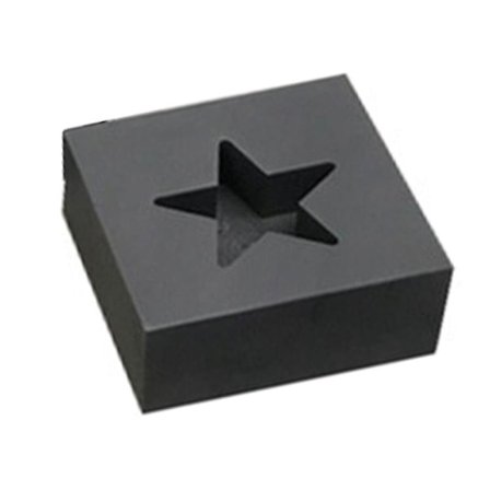 Gull Sølv Støpeform Kryss Grafitdigel Smelte Gull Sølv Ikke-jernholdig Metall Støping Raffinering Skrap Smykker