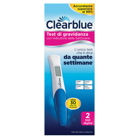 Clearblue Test Di Gravidanza Con Indicatore Delle Settimane 2