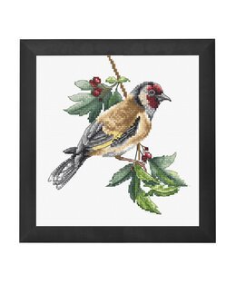 Broderikit Billede Guldfink - Luca-S